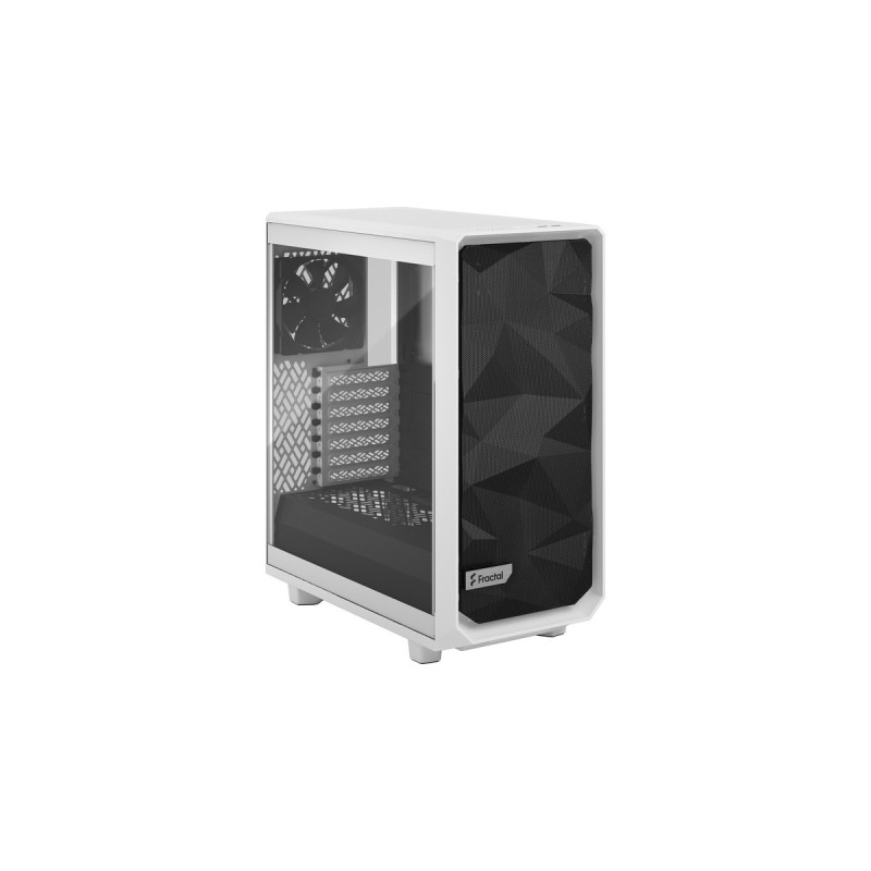 Fractal Design Meshify 2 Compact White TG Clear Tint, Tower-Gehäuse(weiß/schwarz, Tempered Glass)