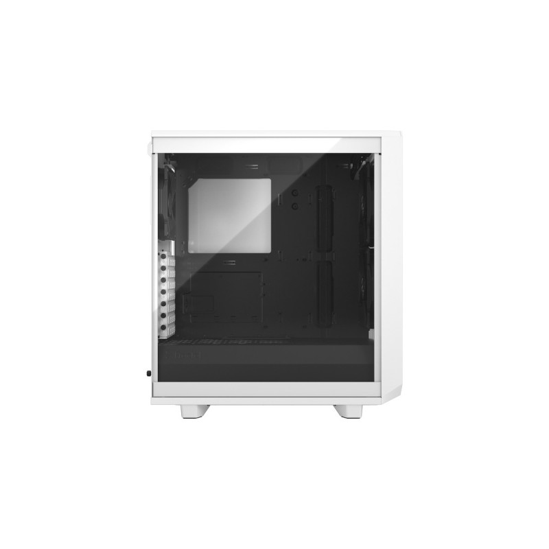 Fractal Design Meshify 2 Compact White TG Clear Tint, Tower-Gehäuse(weiß/schwarz, Tempered Glass)