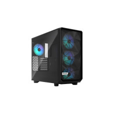 Fractal Design Meshify 2 Lite RGB Black TG Light Tint, Tower-Gehäuse(schwarz, Outlet)