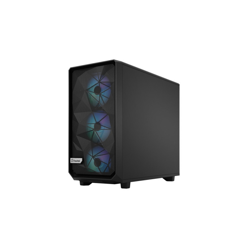 Fractal Design Meshify 2 Lite RGB Black TG Light Tint, Tower-Gehäuse(schwarz, Outlet)