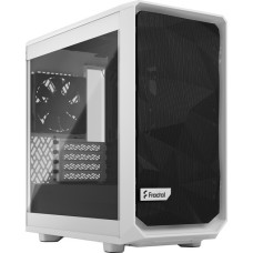 Fractal Design Meshify 2 Mini White TG Clear Tint, Tower-Gehäuse(weiß, Tempered Glass)