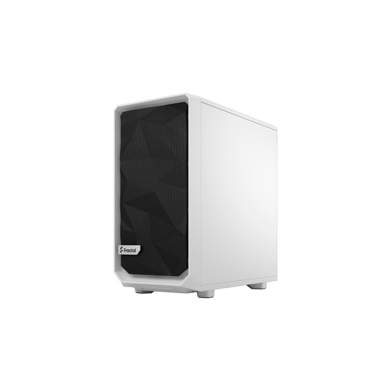 Fractal Design Meshify 2 Mini White TG Clear Tint, Tower-Gehäuse(weiß, Tempered Glass)