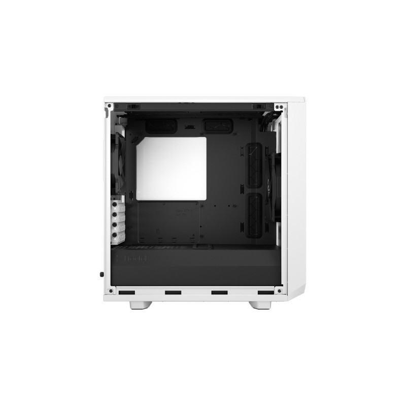 Fractal Design Meshify 2 Mini White TG Clear Tint, Tower-Gehäuse(weiß, Tempered Glass)