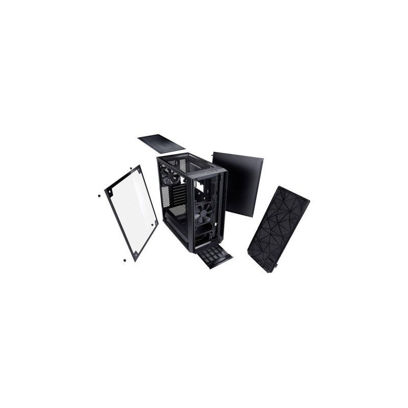 Fractal Design Meshify C Light Tint TG, Tower-Gehäuse(schwarz, Window-Kit)
