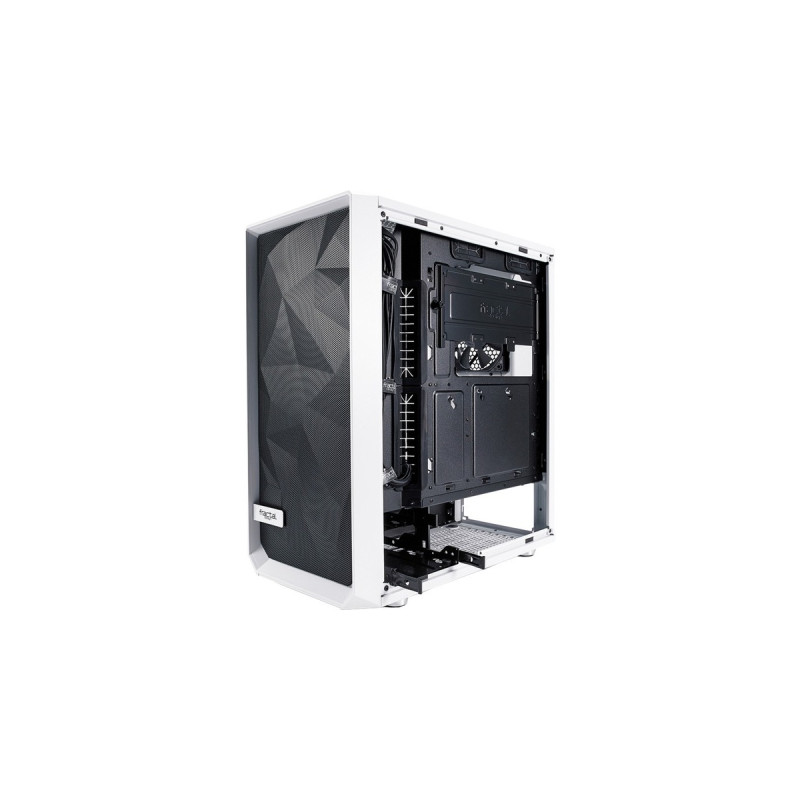 Fractal Design Meshify C Tempered Glass TG white clear, Tower-Gehäuse(weiß/schwarz, Window-Kit)