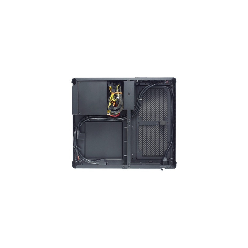 Fractal Design Node 202 + PSU 450W, HTPC-Gehäuse(schwarz, inkl. 450-Watt-Netzteil)