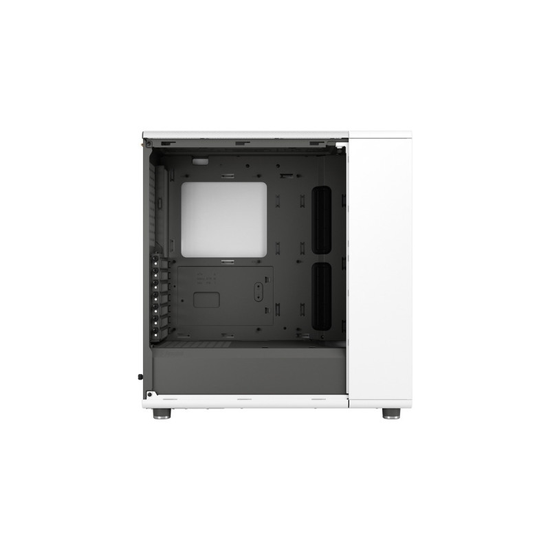 Fractal Design North Chalk White TG Clear, Tower-Gehäuse(weiß, Tempered Glass-Version)