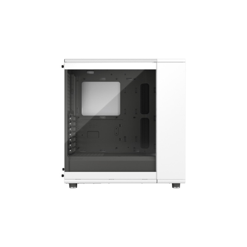 Fractal Design North Chalk White TG Clear, Tower-Gehäuse(weiß, Tempered Glass-Version)