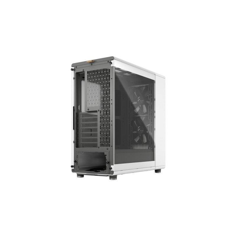 Fractal Design North Chalk White TG Clear, Tower-Gehäuse(weiß, Tempered Glass-Version)