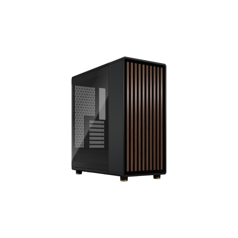 Fractal Design North Charcoal Black TG Dark, Tower-Gehäuse(schwarz, Tempered Glass-Version)