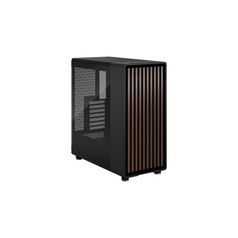 Fractal Design North Charcoal Black TG Dark, Tower-Gehäuse(schwarz, Tempered Glass-Version)