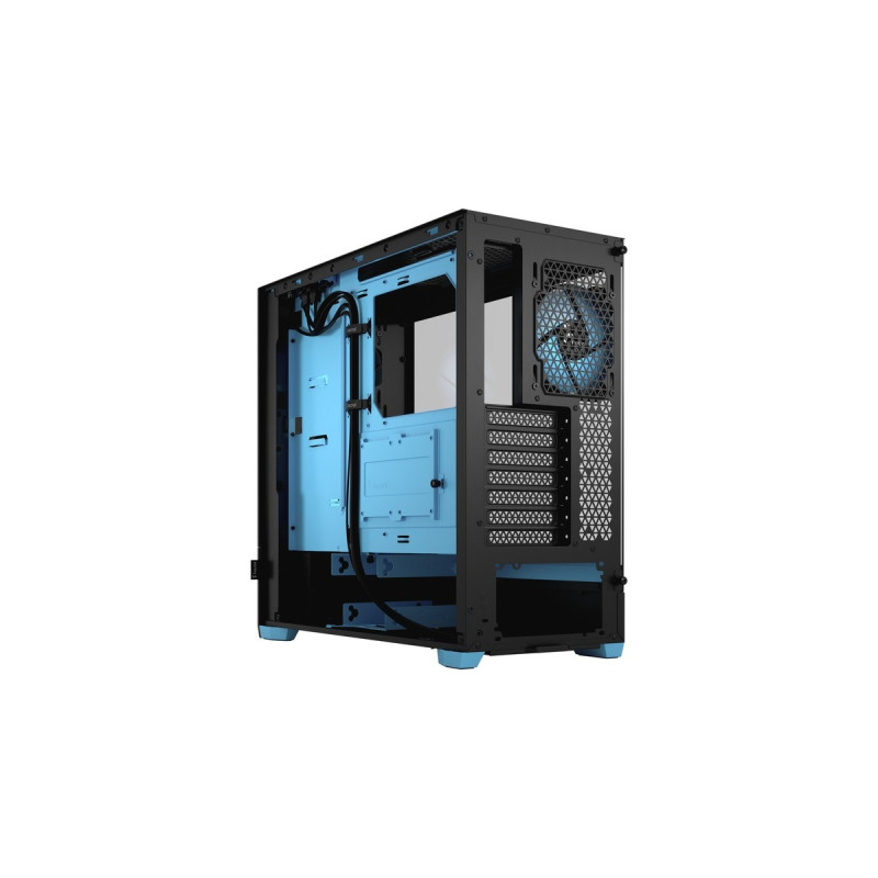 Fractal Design Pop Air RGB Cyan Core TG Clear Tint, Tower-Gehäuse(schwarz/hellblau)