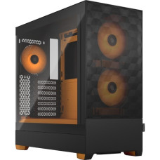 Fractal Design Pop Air RGB Orange Core TG Clear Tint, Tower-Gehäuse(schwarz/orange)