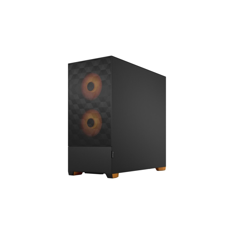 Fractal Design Pop Air RGB Orange Core TG Clear Tint, Tower-Gehäuse(schwarz/orange)
