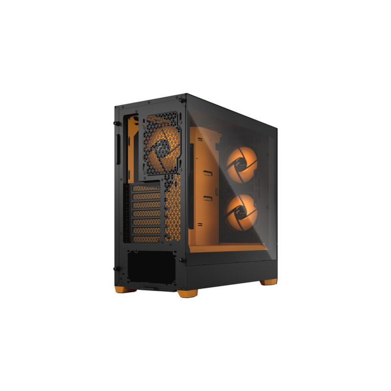 Fractal Design Pop Air RGB Orange Core TG Clear Tint, Tower-Gehäuse(schwarz/orange)