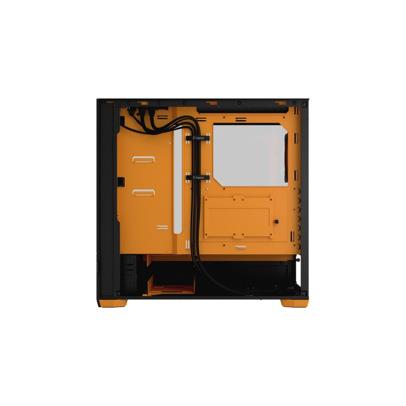 Fractal Design Pop Air RGB Orange Core TG Clear Tint, Tower-Gehäuse(schwarz/orange)