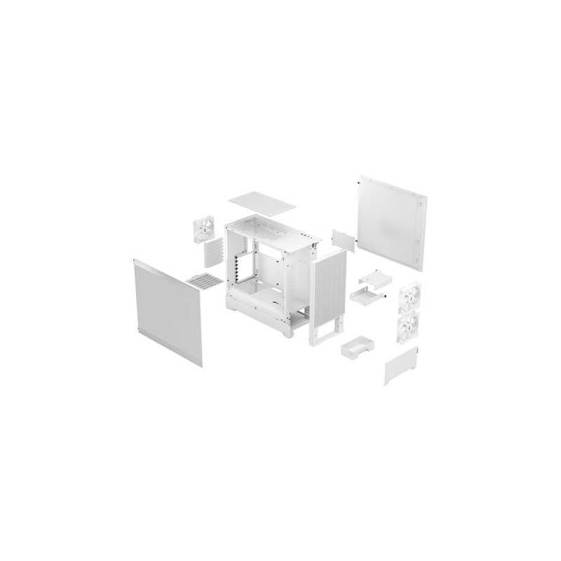 Fractal Design Pop Air White TG Clear Tint, Tower-Gehäuse(weiß)