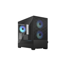 Fractal Design Pop Mini Air RGB Black TG Clear Tint, Tower-Gehäuse(schwarz, Outlet)