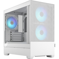 Fractal Design Pop Mini Air RGB White TG Clear Tint, Tower-Gehäuse(weiß)