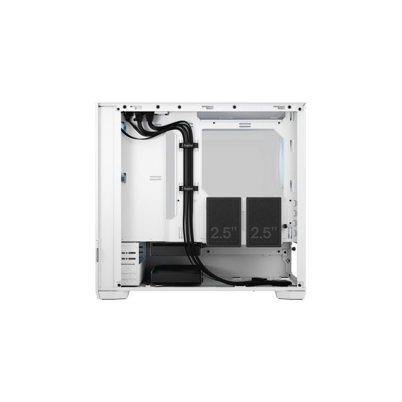 Fractal Design Pop Mini Air RGB White TG Clear Tint, Tower-Gehäuse(weiß)