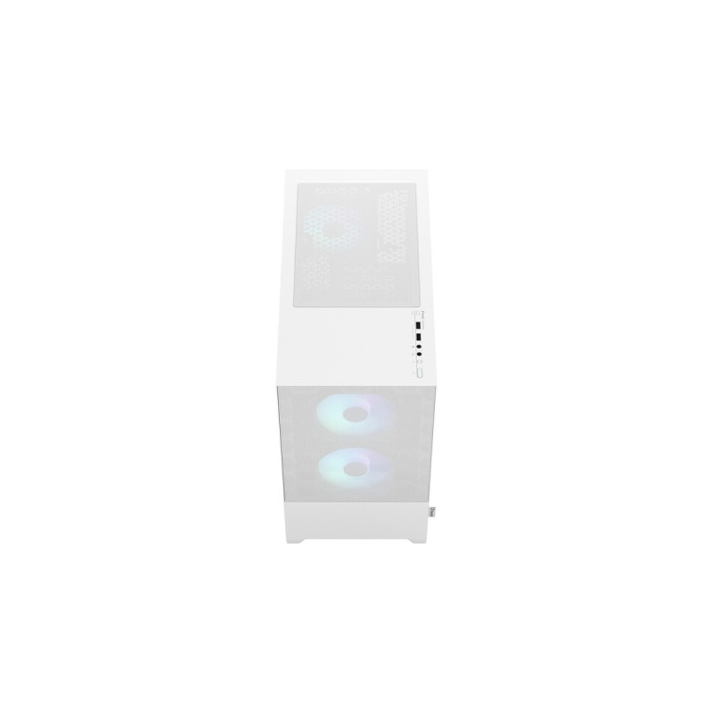 Fractal Design Pop Mini Air RGB White TG Clear Tint, Tower-Gehäuse(weiß)