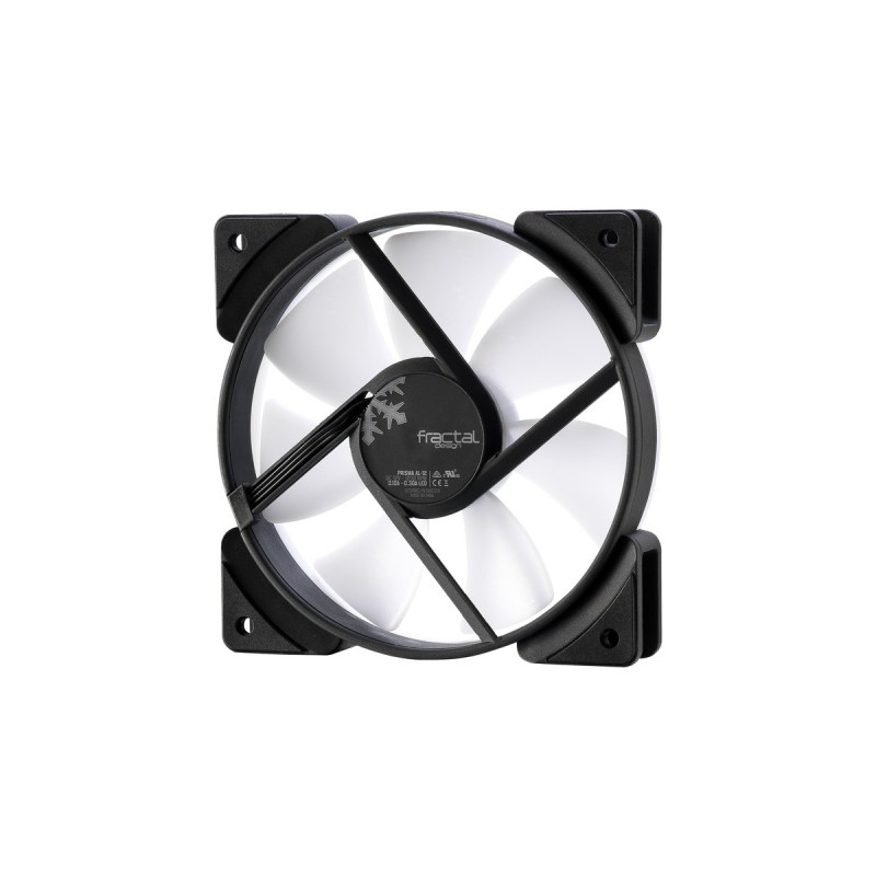 Fractal Design Prisma AL-12 3P ARGB, Gehäuselüfter(weiß/transparent, 3er Pack)