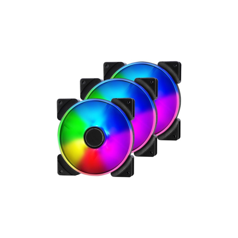 Fractal Design Prisma AL-14 3P ARGB, Gehäuselüfter(weiß, 3er Pack, Outlet)