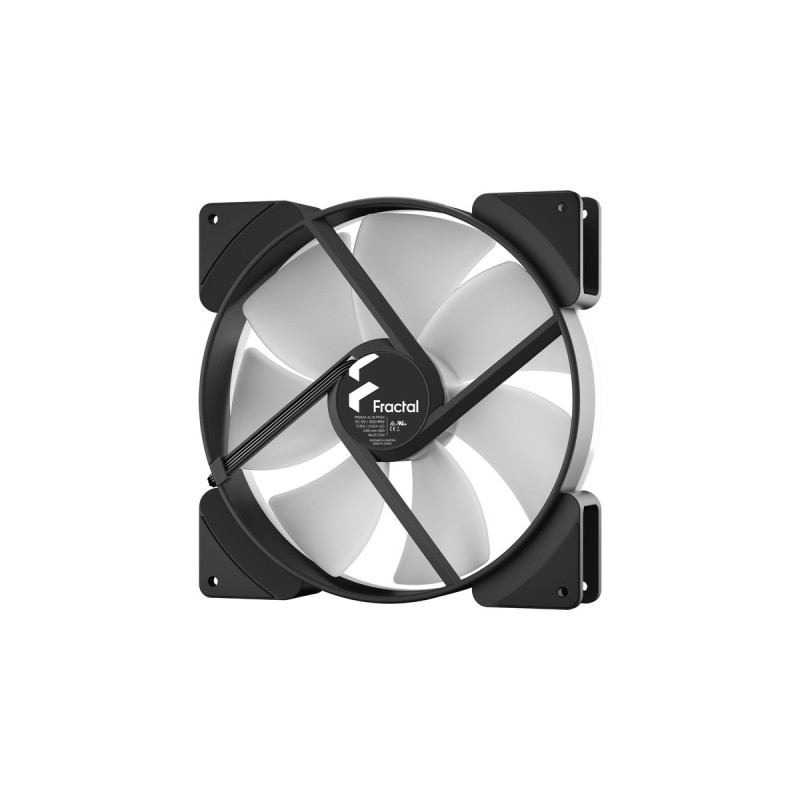 Fractal Design Prisma AL-18 ARGB PWM 2-Pack, Gehäuselüfter(schwarz/weiß, 2er Pack)