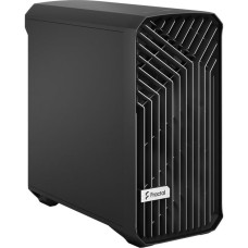 Fractal Design Torrent Compact Black Solid, Tower-Gehäuse(schwarz, Seitenteile aus Stahl)