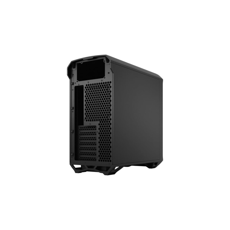 Fractal Design Torrent Compact Black Solid, Tower-Gehäuse(schwarz, Seitenteile aus Stahl)