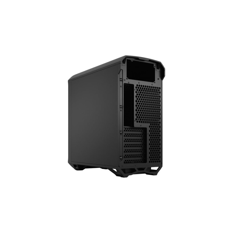Fractal Design Torrent Compact Black Solid, Tower-Gehäuse(schwarz, Seitenteile aus Stahl)
