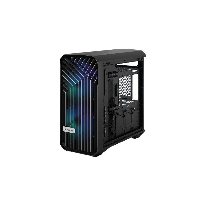 Fractal Design Torrent Compact RGB Black TG Light Tint, Tower-Gehäuse(schwarz, Tempered Glass)
