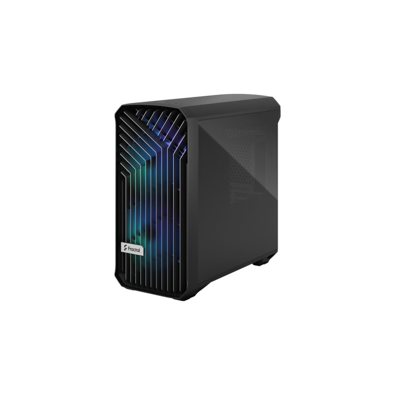 Fractal Design Torrent Compact RGB Black TG Light Tint, Tower-Gehäuse(schwarz, Tempered Glass)