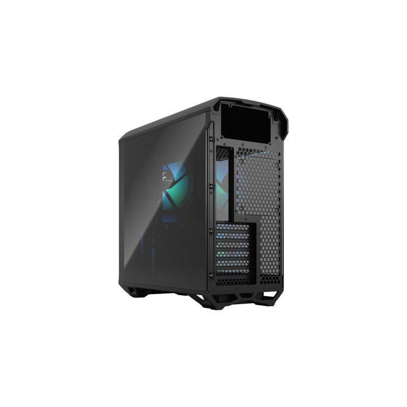 Fractal Design Torrent Compact RGB Black TG Light Tint, Tower-Gehäuse(schwarz, Tempered Glass)