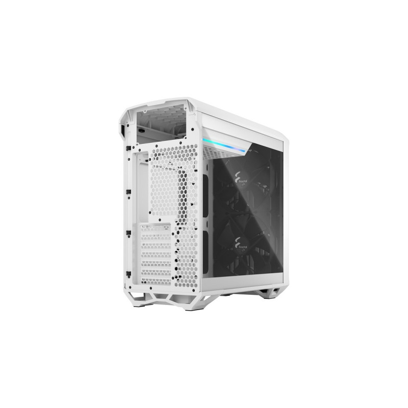 Fractal Design Torrent Compact White TG Clear Tint, Tower-Gehäuse(weiß, Tempered Glass)