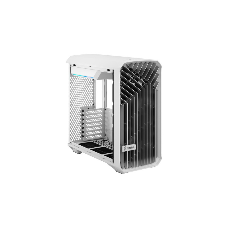 Fractal Design Torrent Compact White TG Clear Tint, Tower-Gehäuse(weiß, Tempered Glass)