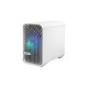 Fractal Design Torrent Nano RGB White TG Light Tint, Tower-Gehäuse(weiß, Tempered Glass)