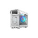 Fractal Design Torrent Nano RGB White TG Light Tint, Tower-Gehäuse(weiß, Tempered Glass)