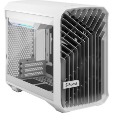 Fractal Design Torrent Nano White TG Clear Tint, Tower-Gehäuse(weiß, Tempered Glass)