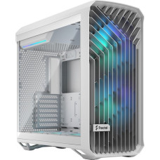 Fractal Design Torrent White RGB TG Clear Tint, Tower-Gehäuse(weiß, Tempered Glass)