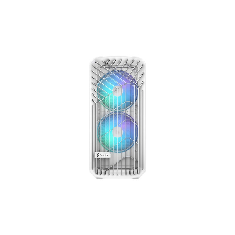 Fractal Design Torrent White RGB TG Clear Tint, Tower-Gehäuse(weiß, Tempered Glass)