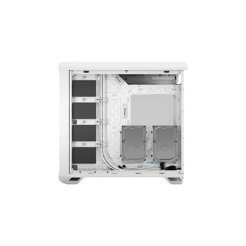Fractal Design Torrent White RGB TG Clear Tint, Tower-Gehäuse(weiß, Tempered Glass)