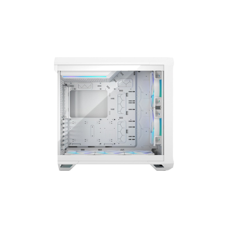 Fractal Design Torrent White RGB TG Clear Tint, Tower-Gehäuse(weiß, Tempered Glass)