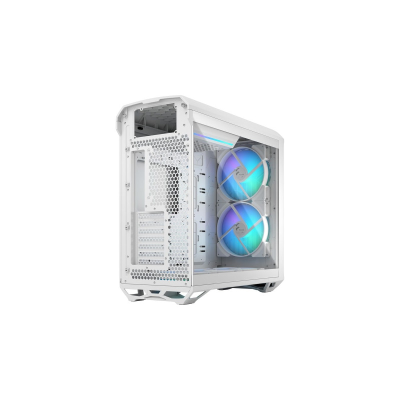 Fractal Design Torrent White RGB TG Clear Tint, Tower-Gehäuse(weiß, Tempered Glass)