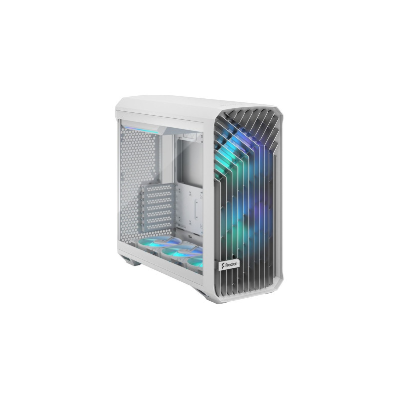 Fractal Design Torrent White RGB TG Clear Tint, Tower-Gehäuse(weiß, Tempered Glass)