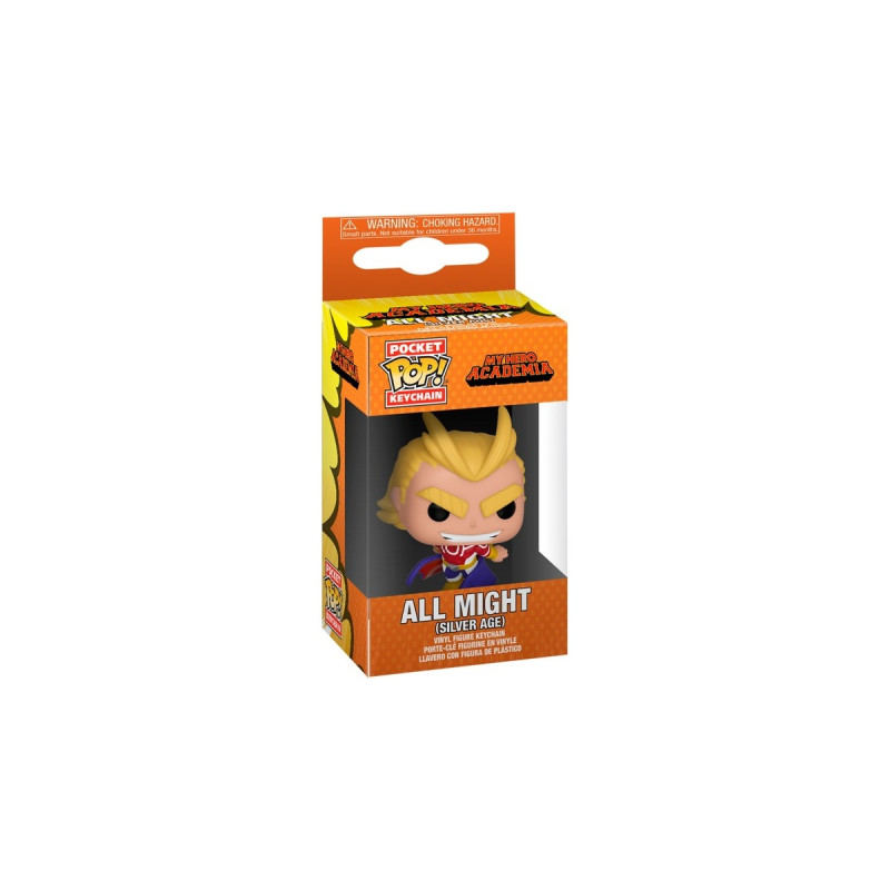 Funko POP! Schlüsselanhänger My Hero Academia - All Might, Spielfigur(4 cm)