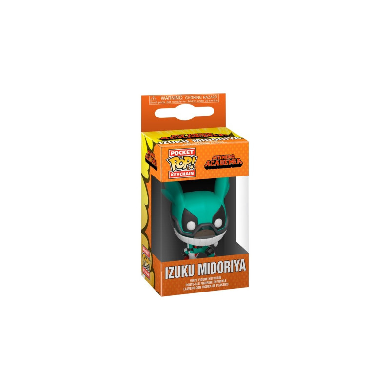 Funko POP! Schlüsselanhänger My Hero Academia - Izuku Midoriya in Helmet, Spielfigur(7,6 cm)
