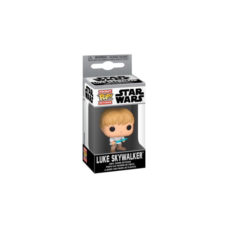 Funko POP! Schlüsselanhänger Star Wars - Luke Skywalker, Spielfigur(7,6 cm)