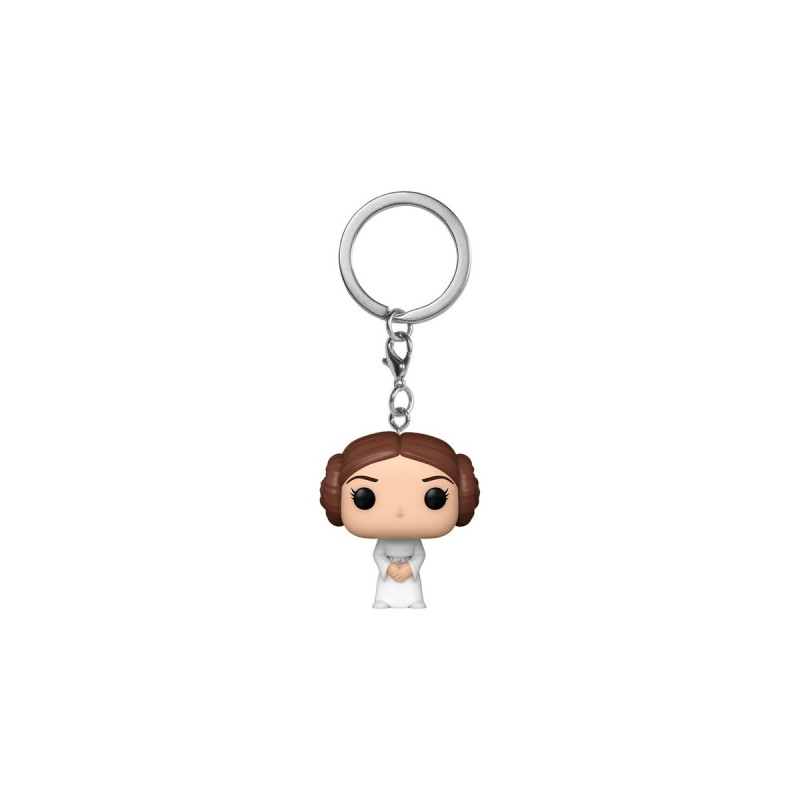 Funko POP! Schlüsselanhänger Star Wars - Princess Leia, Spielfigur(7,6 cm)