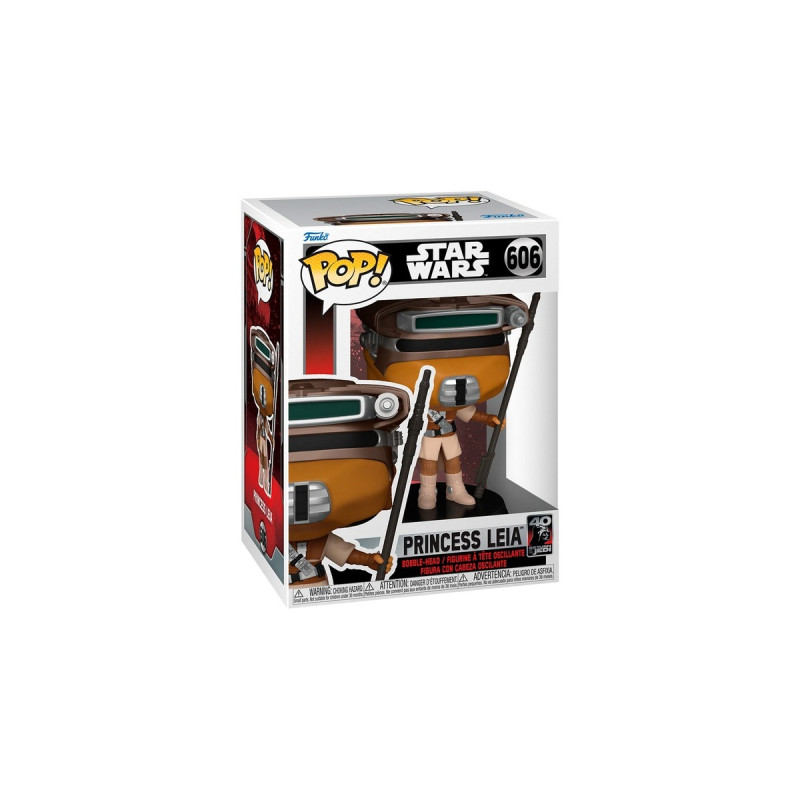 Funko POP! Star Wars - Princess Leia as Boushh, Spielfigur(10,9 cm)